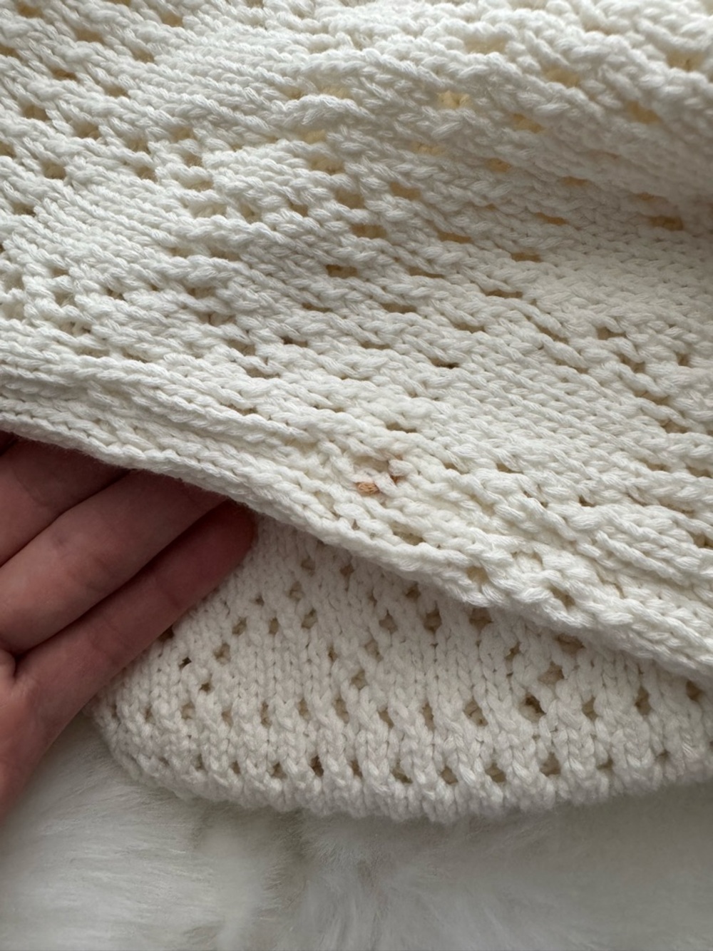 Sezane Capucine Cardigan in White - Picture 10 of 12